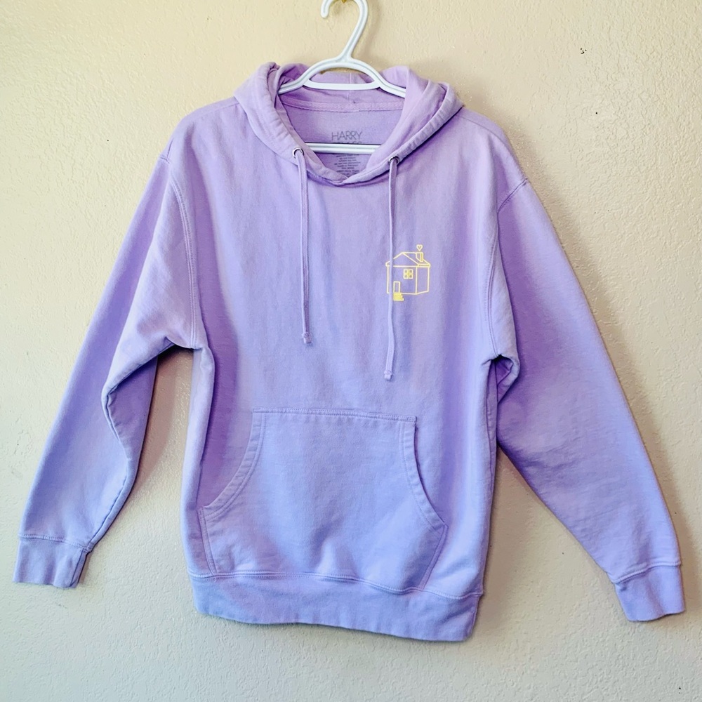 Harry Styles Lavender Harrys House Track List Tour Hoodie Size M